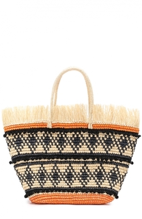 Плетеная сумка с декором Sensi Studio