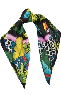 Шелковый шарф с принтом Parrots Marc Jacobs