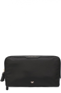 Косметичка с кожаной отделкой Anya Hindmarch