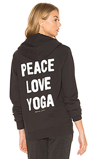 Худи peace love & yoga - Spiritual Gangster