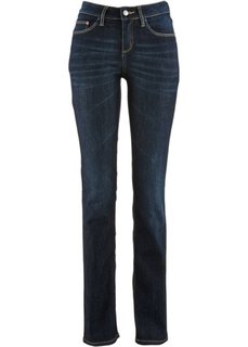 Прямые джинсы-стретч, высокий рост L (темный деним) Bonprix