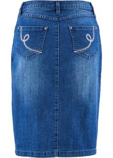 Джинсовая юбка (синий) Bonprix