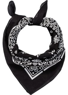 Многофункциональный шарф (черный/белый) Bonprix