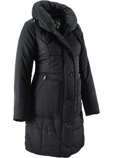 Для будущих мам: стеганая куртка (черный) Bonprix