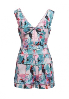 Комбинезон LOST INK PRINT FLORAL CHECK PLAYSUIT