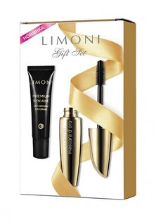 Уход за кожей вокруг глаз Limoni gift set (тушь "Mascara Doro" + Антивозрастной крем для век со змеиным ядом)