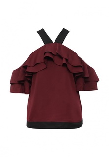 Топ LOST INK OFF SHOULDER RUFFLE BLOUSE