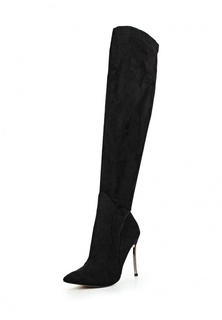 Ботфорты LOST INK GLAMMY METAL HEEL OVER KNEE BOOT