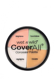 Корректоры Wet n Wild Корректоров Для Лица 4 Тона Coverall Concealer Palette Ж Набор E61462