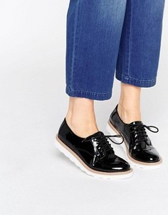 Туфли на плоской подошве со шнуровкой Kurt Geiger Gecko - Черный