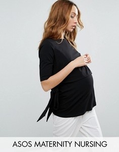 Футболка для кормящих мам ASOS Maternity - Черный