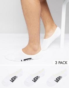 3 пары белых классических носков Vans VXTTWHT - Белый