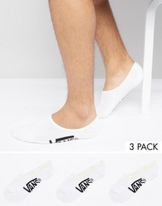 3 пары белых классических носков Vans VXTTWHT - Белый