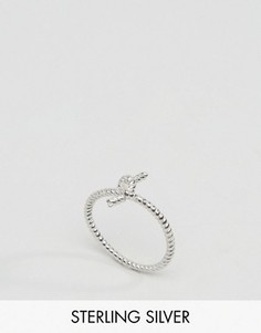 Серебряное кольцо с узлом Reclaimed Vintage Inspired - Серебряный