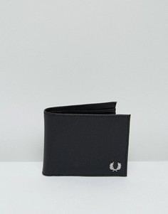 Черный бумажник из пике Fred Perry - Черный