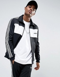 Черная спортивная куртка колор блок adidas Originals London Pack BQ9368 - Черный