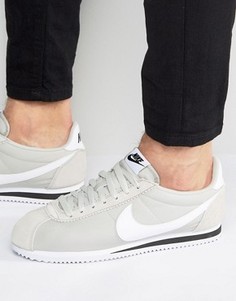 Бежевые нейлоновые кроссовки Nike Cortez 807472-006 - Бежевый