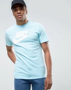 Голубая футболка с необработанным краем Nike Ultra 847542-499 - Синий