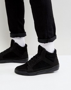 Черные высокие кроссовки ASOS - Черный