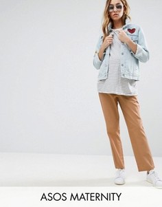 Чиносы ASOS Maternity - Розовый