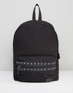 Рюкзак с заклепками на кармане ASOS - Черный