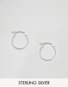Серебряные серьги-кольца диаметром 15 мм ASOS - Серебряный
