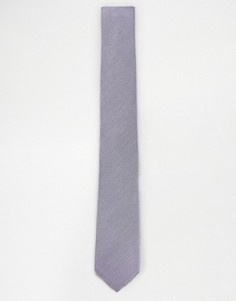 Лиловый фактурный галстук ASOS - Фиолетовый