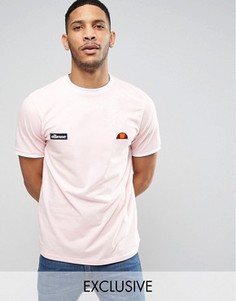 Футболка с маленьким логотипом Ellesse Ringer - Розовый
