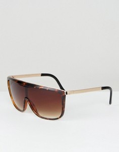 Солнцезащитные очки в оправе с прямым верхом Jeepers Peepers - Коричневый