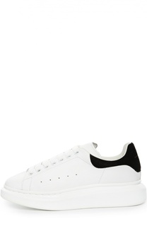 Кеды с контрастной вставкой на заднике Alexander McQueen