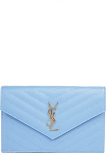 Сумка Monogram Envelope mini из стеганой кожи Saint Laurent