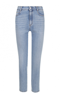 Укороченные джинсы-скинни с потертостями Stella McCartney