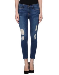 Джинсовые брюки-капри Frame Denim