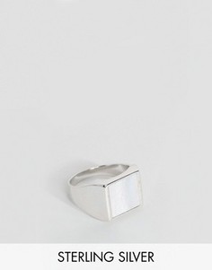 Серебряное кольцо-печатка Seven эксклюзивно для ASOS - Серебряный