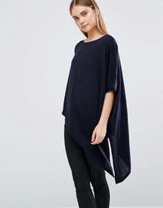 Асимметричный топ AX Paris - Темно-синий