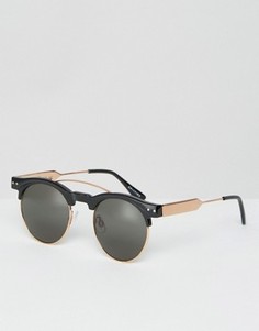 Солнцезащитные очки в стиле ретро Spitfire - Черный