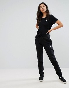 Узкие спортивные брюки с начесом Le Coq Sportif - Черный