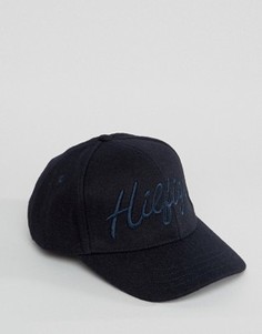 Шерстяная кепка Tommy Hilfiger - Темно-синий