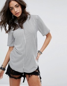 Футболка в полоску PrettyLittleThing - Мульти