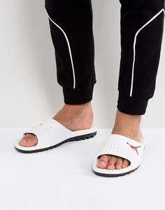 Белые шлепанцы Nike Jordan Super Fly Team 716985-102 - Белый