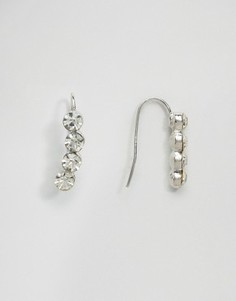 Серьги-гвоздики с кристаллом ASOS Wedding - Прозрачный