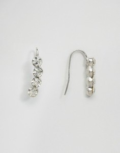 Серьги-гвоздики с кристаллом ASOS Wedding - Прозрачный
