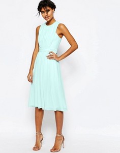 Платье миди ASOS - Желтый