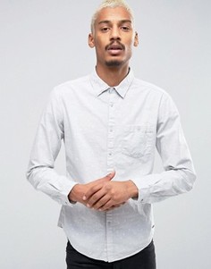 Рубашка с карманом и сплошным принтом Esprit - Серый