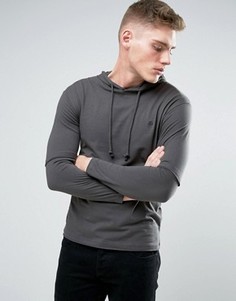 Лонгслив с капюшоном Jack & Jones Originals - Серый