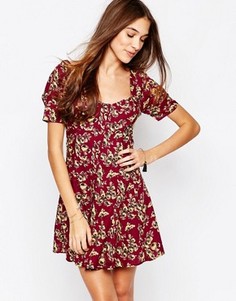 Чайное платье мини Flynn Skye Nyla - Мульти