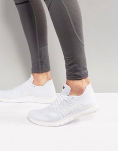 Серые кроссовки Nike Free Run Flyknit 2 880843-100 - Серый