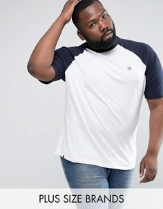 Длинная футболка с рукавами реглан Le Breve - Белый