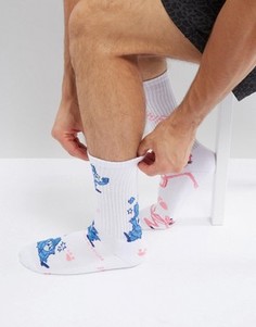 Носки с принтом HUF x Pink Panther - Белый