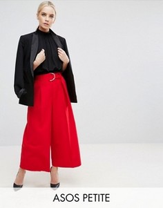 Кюлоты с D-образной пряжкой ASOS PETITE - Красный